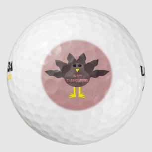 Balles De Golf Thanksgiving Pluced Turkey Golf Ball