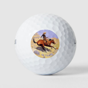 Balles De Golf The Cowboy (par Frederic Remington)