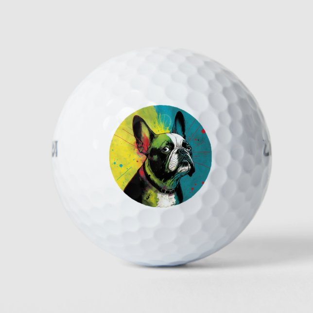 Balles De Golf The French Bulldog - Composition 001 (Devant)