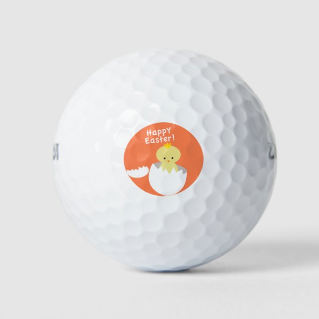 Balles De Golf Thème de Pâques design mignon (Devant)