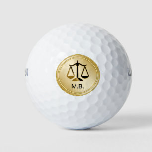Balles De Golf Thème de procureur classique