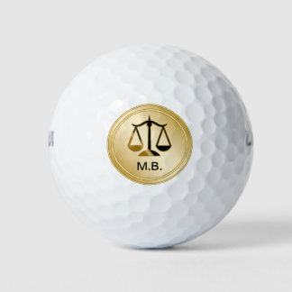 Balles De Golf Thème de procureur classique
