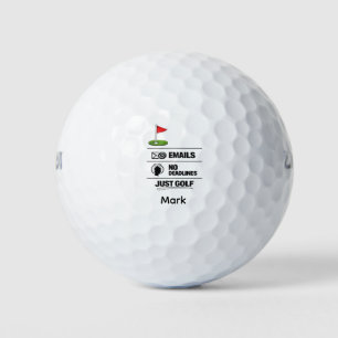 Balles De Golf Thème de retraite de golf pour golfeur