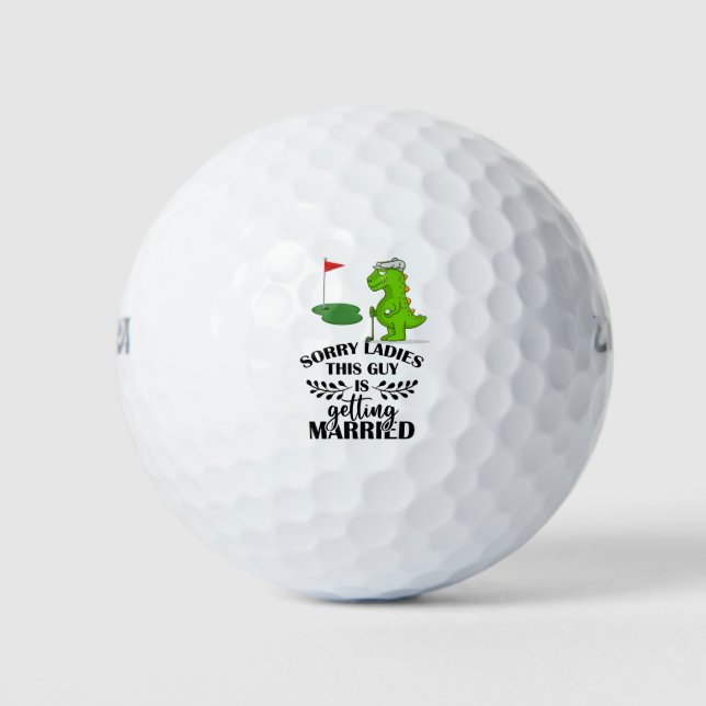 Balles De Golf Thème golf pour enterrement de vie de garçon (Devant)