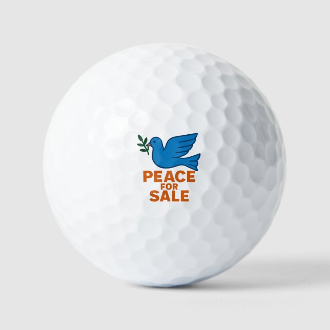 Balles De Golf Thème Paix à vendre (Recto)