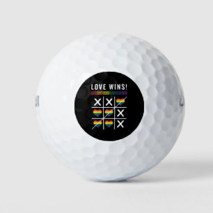 Balles De Golf Tic Tac Toe Loe gagne le Gay pride LGBTQ