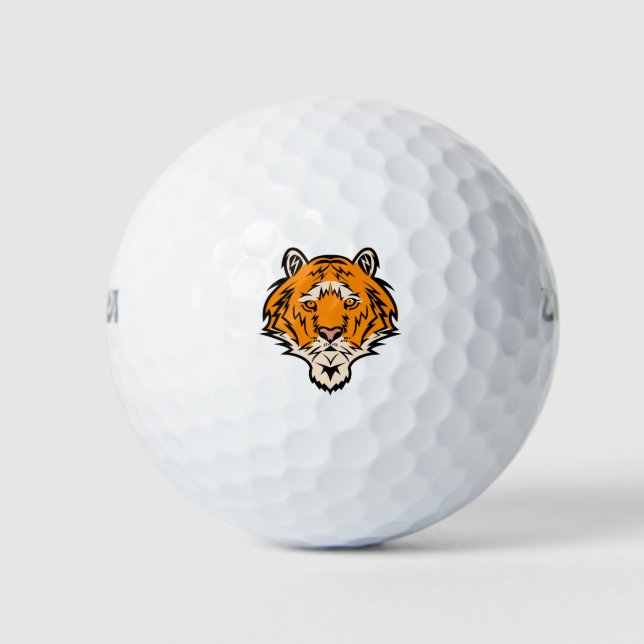 Balles De Golf Tiger (Devant)