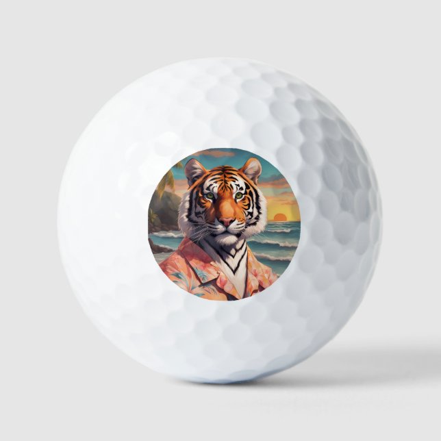 Balles De Golf Tiger Holiday (Recto)