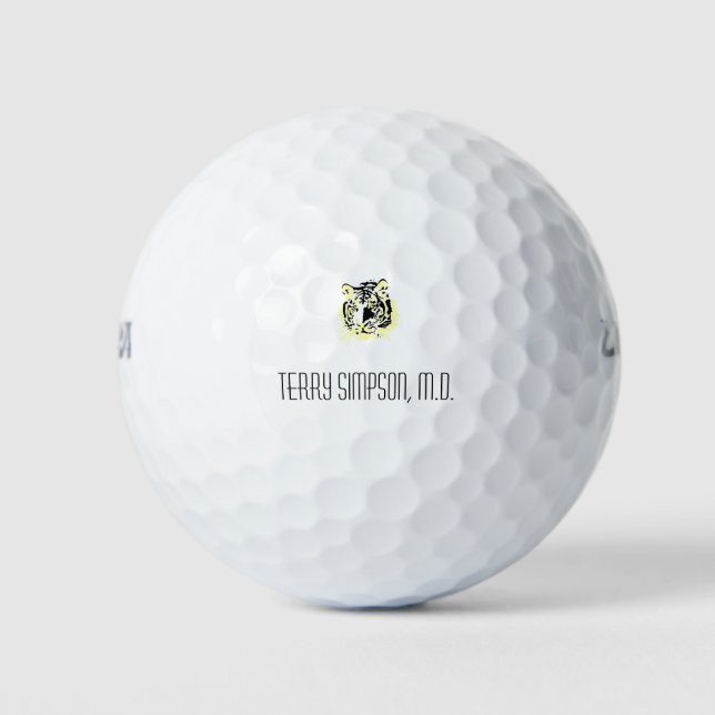 Balles De Golf Tiger Tiger (Devant)