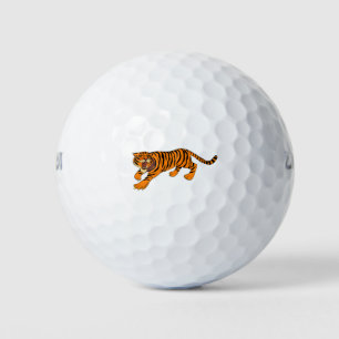 Balles De Golf Tigre Animal en colère Roulement Mammifère Gros Ch