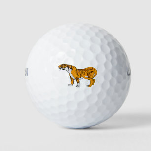 Balles De Golf Tigre du Bengale