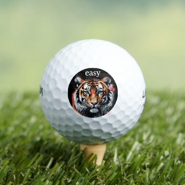 Balles De Golf Tigre Facile (T-shirt Insitu)