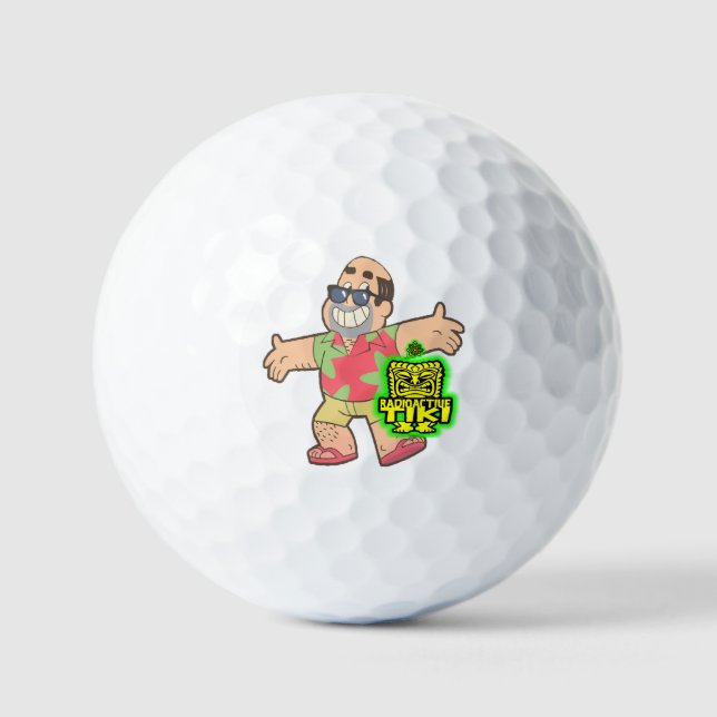 Balles De Golf Tiki radioactif (Recto)