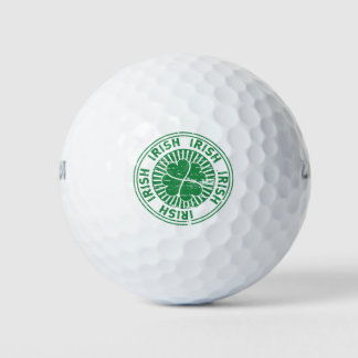 Balles De Golf Timbre irlandais shamrock