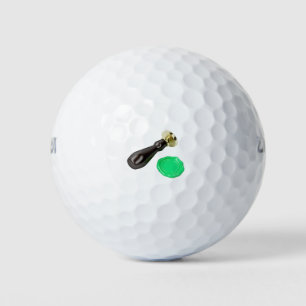 Balles De Golf Timbre personnel et sceau de cire verte