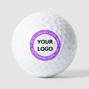 Balles De Golf Timbres de texte personnalisés pour logo d'entrepr