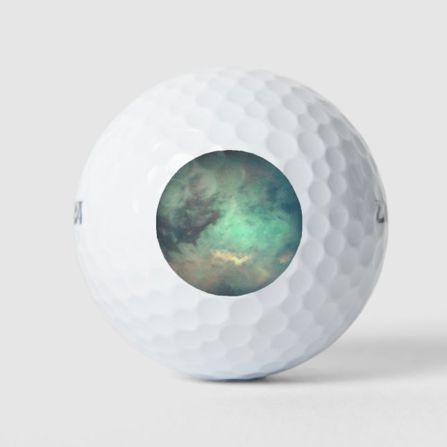 Balles De Golf Titan de la lune de Saturne (Devant)
