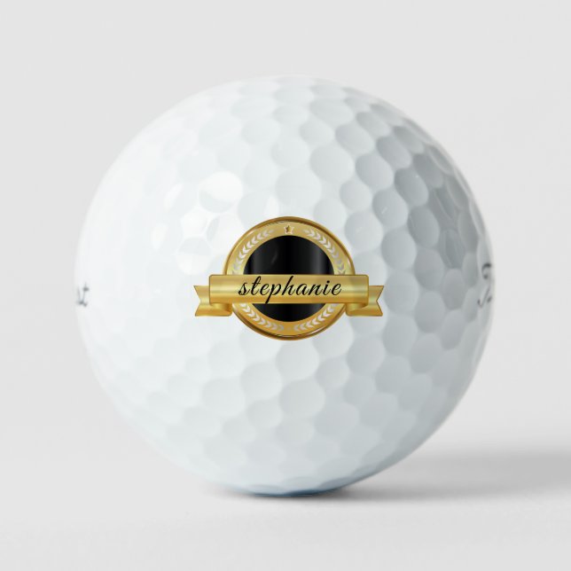 Balles De Golf Titleist personnalisé Pro V1 Golf Balls (Recto)