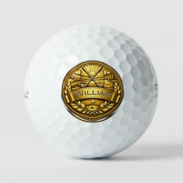 Balles de golf Titleist Pro V1 personnalisées (Recto)