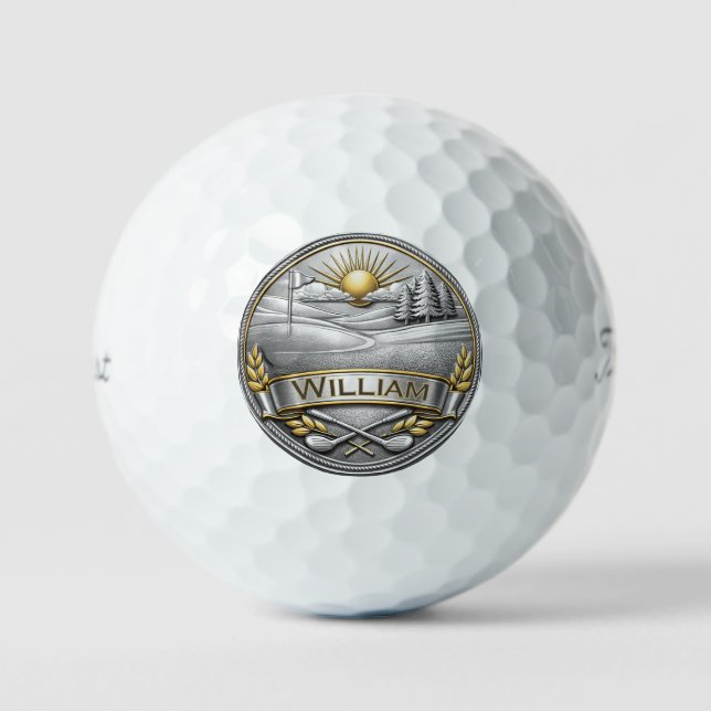 Balles de golf Titleist Pro V1 personnalisées (Recto)