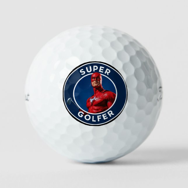 Balles de golf Titleist Pro V1 Super Golfer (Recto)