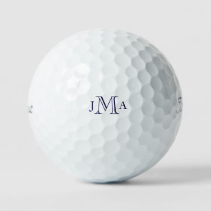 Balles De Golf Titulaire de monogramme de marine Pro V1