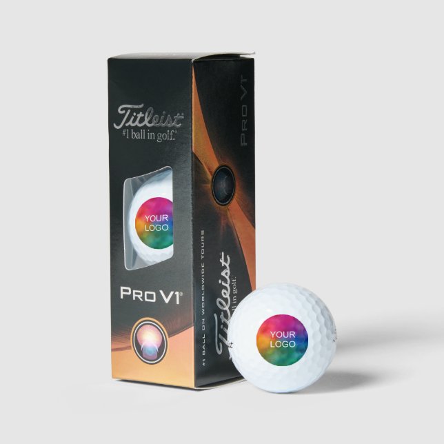 Balles De Golf Titulaire du logo professionnel 2023 Pro V1 3 Pack (Conditionnement)