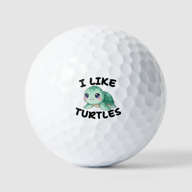 Balles De Golf Tortue (Recto)