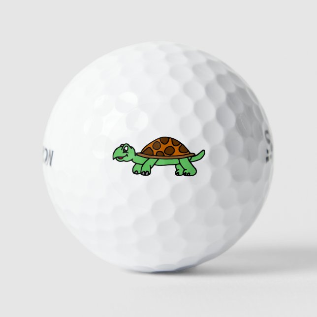 Balles De Golf Tortue lustrée (Recto)