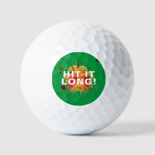 Balles De Golf TOUCHE-LE LONGTEMPS ! Pensée de neige customisée b