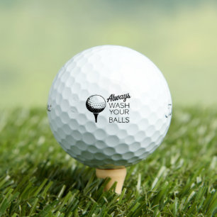 Balles De Golf Toujours Laver Vos Boules Citation Drôle Golf Golf
