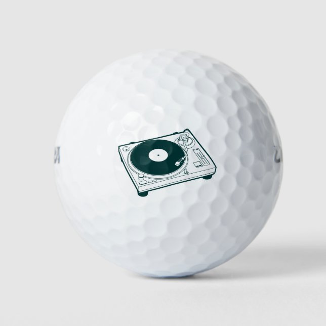 Balles De Golf Tourne-disque de cire de l'ancienne école (Vinyl) (Devant)