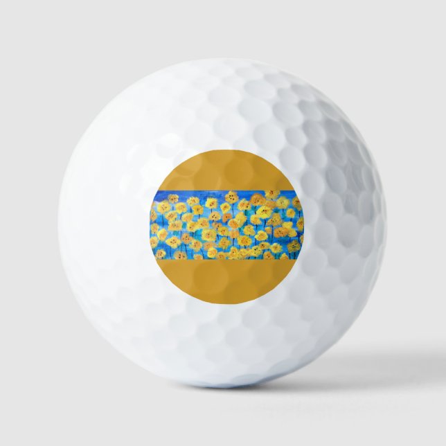 Balles de golf Tournesol (Recto)