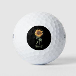 Balles De Golf Tournesol 8647 86 47 Subtle Anti Trump Floral Boho