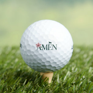 Balles De Golf Tournoi de golf rose Golf Amen Fête d'anniversaire