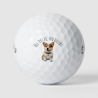 Balles De Golf 'Tout à fond, pas de doute' Confiance Humour Migno