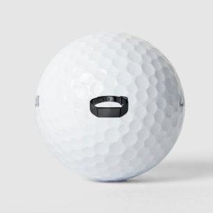 Balles De Golf Tracker de fitness noir