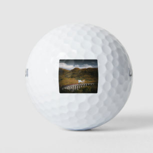 Balles De Golf Train sur un viaduc de Glenfinnan, Écosse