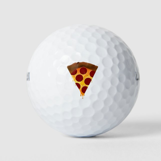 Balles De Golf tranche de pizza pepperoni fondue (Devant)