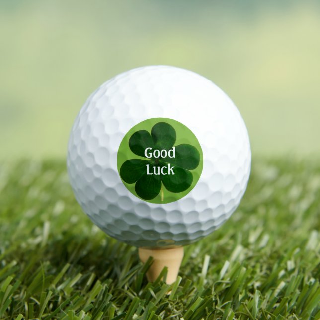 Balles De Golf Trèfle irlandais Bonne Chance  (T-shirt Insitu)