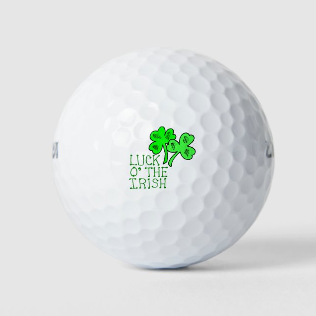 Balles De Golf Trèfles irlandais (Devant)
