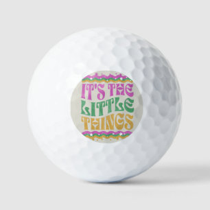 Balles De Golf Trendy Wavy Text Inspirational Affirmation Boho