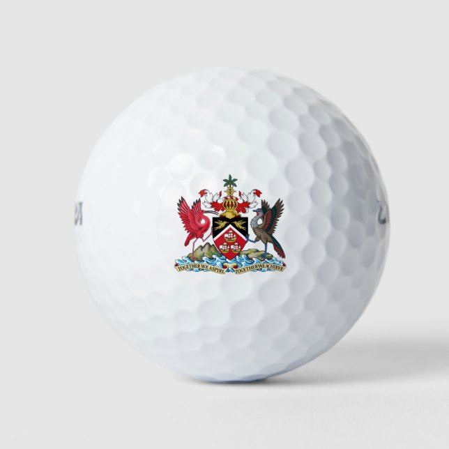 Balles De Golf trinidad et tobago emblem (Devant)