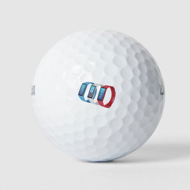 Balles De Golf Trois pistes de fitness (Devant)