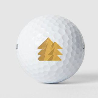 Balles De Golf Trois Pyramides empilées