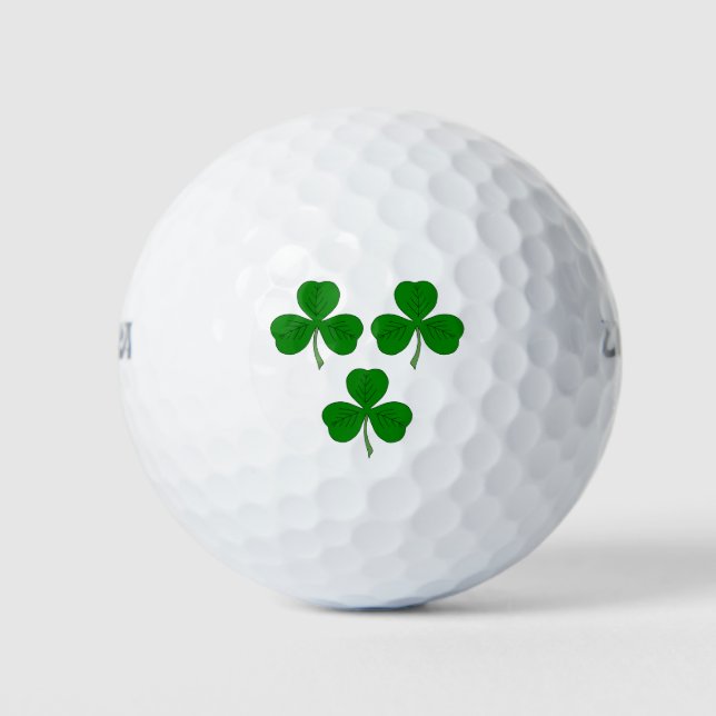 Balles De Golf Trois Shamrocks (Devant)