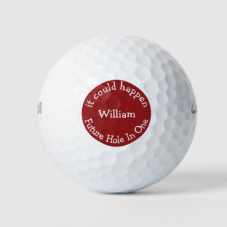 Balles De Golf Trou en un futur drôle