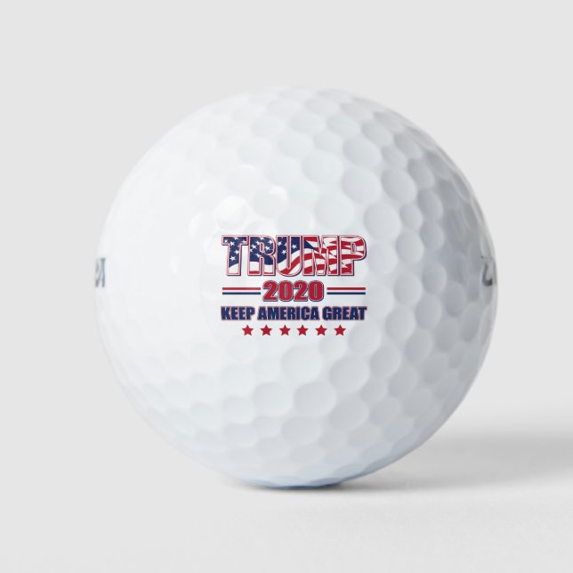 Balles De Golf Trump-2020-Keep-America-Great (Devant)