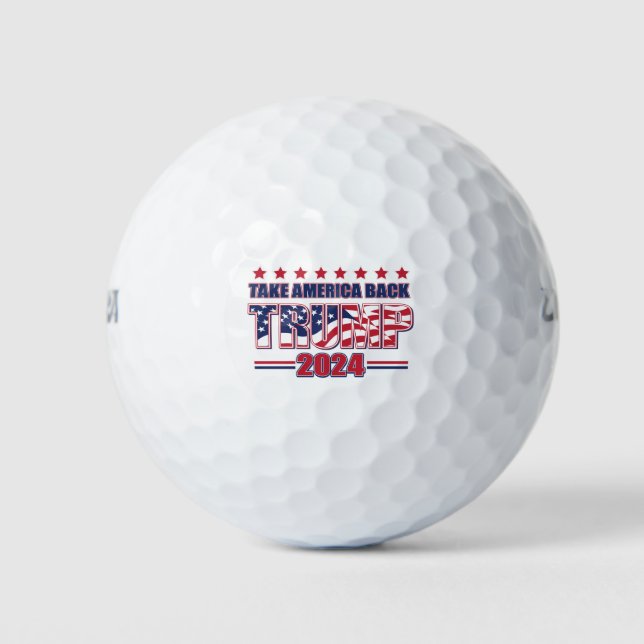 Balles De Golf Trump 2024 (Devant)
