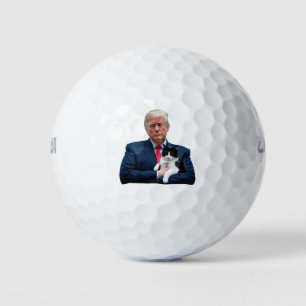 Balles De Golf Trump 2024 Chat MAGA Drôle Chat Trump